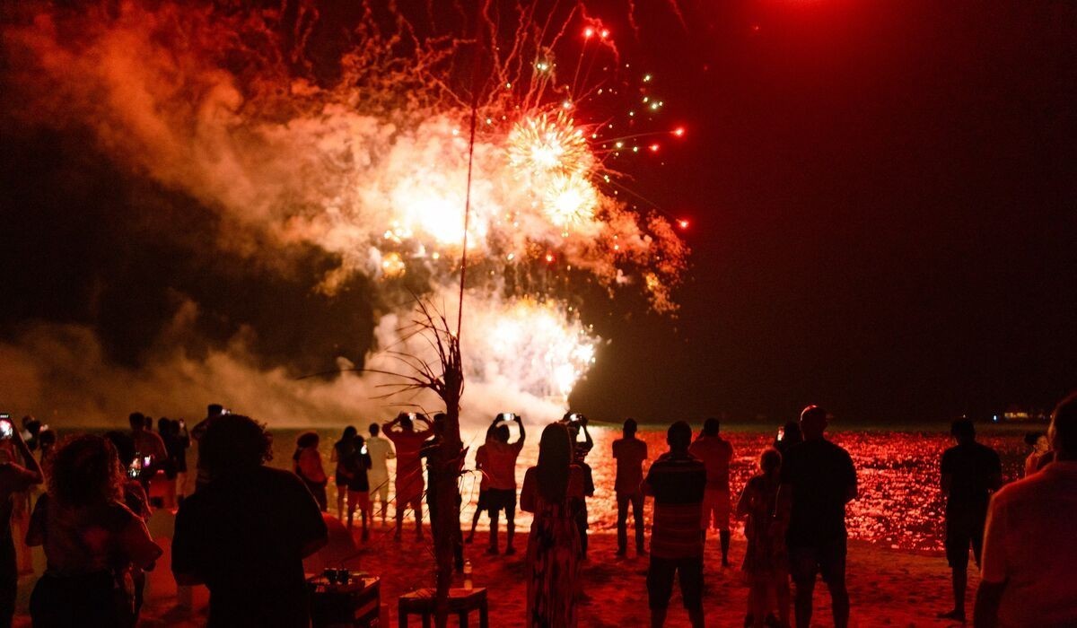 Fireworks at Kandima Maldives